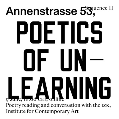 Poetics of Unlearning