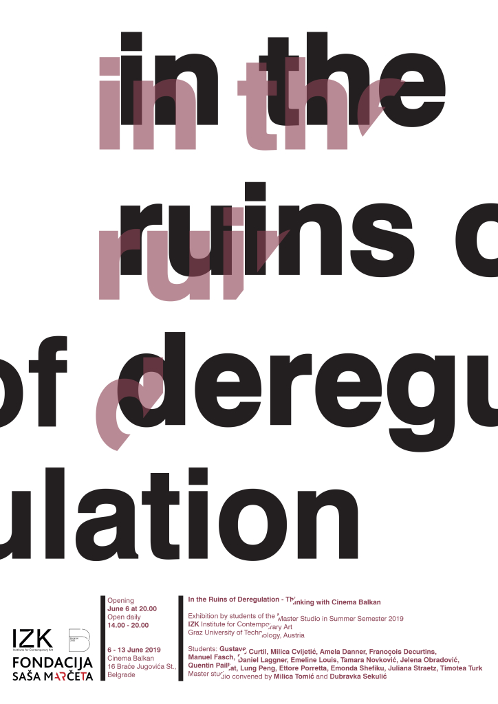 Exhibition - In the Ruins of Deregulation - Poster 