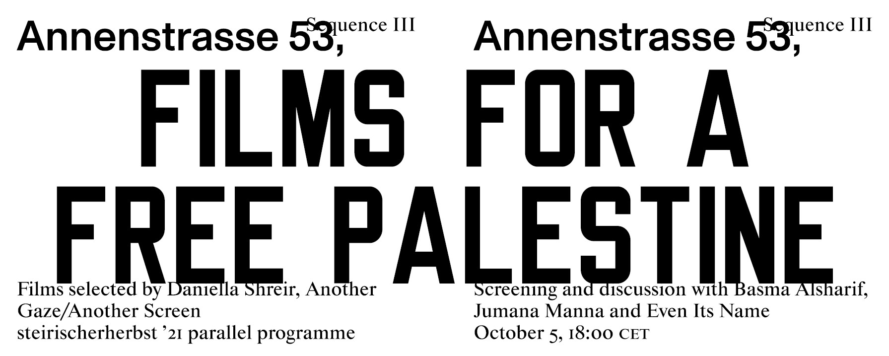 films for a free palestine